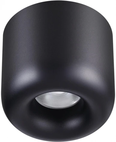 Накладной светильник влагозащищённый Novotech Lisse 359440 черный IP44 LED 10W 220V 3000K (круглые)