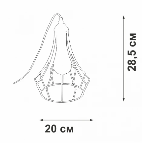 Настольная лампа Vitaluce V2566-1/1L
