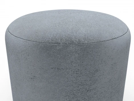 Пуф 001 (ДСП,Фанера/Пластик/Велюр/Серый) Лига Диванов 132350