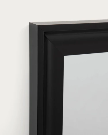 Настенное зеркало La Forma (ex Julia Grup) Romila (Черный/ Полистирол,Дерево,Стекло,МДФ,Пластик)