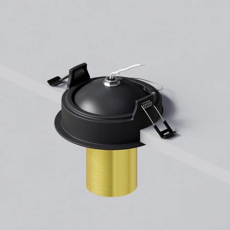 Встраиваемый светильник Maytoni Focus S C048CL-01-GU10-BBS (220V, круглые)