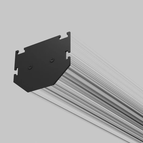 Комплект заглушек для шинопровода в натяжной потолок: торцевая и внутренняя Elektrostandard Slim Magnetic 85233/00 (черный)