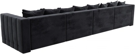 Диван П-образный Лига-052 НПБ Лонг Лига Диванов (Велюр) арт.128844