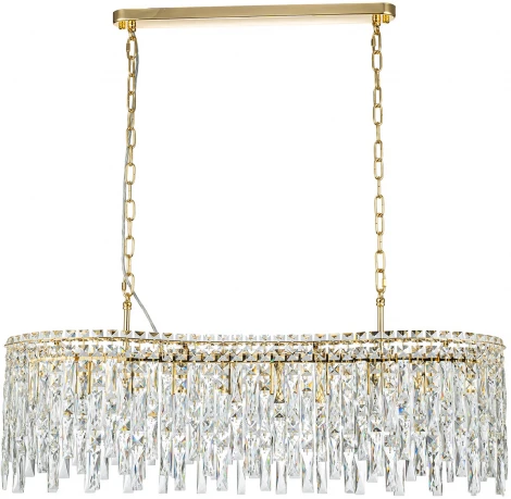 Подвесная люстра 12041/10P Gold Indigo Carletti V000443 (220V, на цепи)