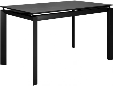 Стол DikLine KT120 мрамор черный Оникс,опоры черные