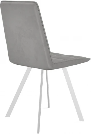 Стул DikLine 280 B22 GREY, ножки белые
