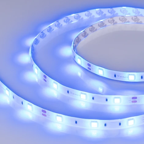 Светодиодная лента RTW 2-5000SE 12V Blue (5060, 150 LED, LUX) (Arlight, 7.2 Вт/м, IP65) 015135(1)