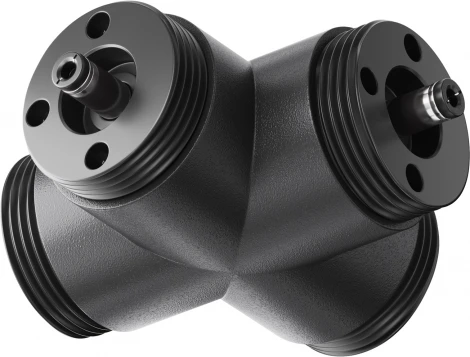 Х-образный вертикальный коннектор для системы Shelf без ввода питания Maytoni Accessories for system Shelf CA017TX-B (24V)