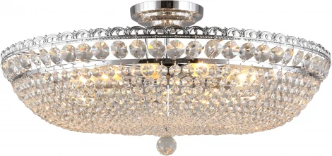 Потолочная люстра на штанге хрустальная Wiga APL.758.07.12