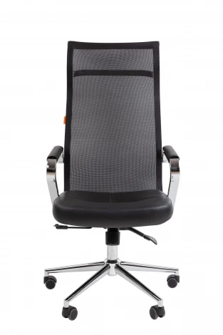 Офисное кресло Chairman 702 Россия экопремиум черный/сетка 7181196
