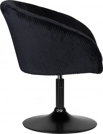 Кресло дизайнерское DOBRIN EDISON BLACK (черный велюр (1922-21)) Dobrin