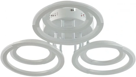 Потолочная люстра Lumion Osaka 8028/80CL белый/белый, металл/акрил с ПДУ LED 80W 3000-6000К 220V