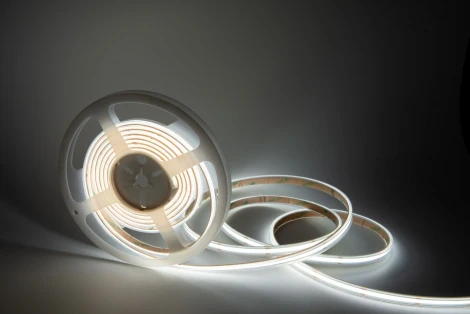 Светодиодная лента 480S-50-67, 9,6Вт/м, 950Лм/м, 5000К, 24V DC, IP67, 5м Fiberli 480S 12840101