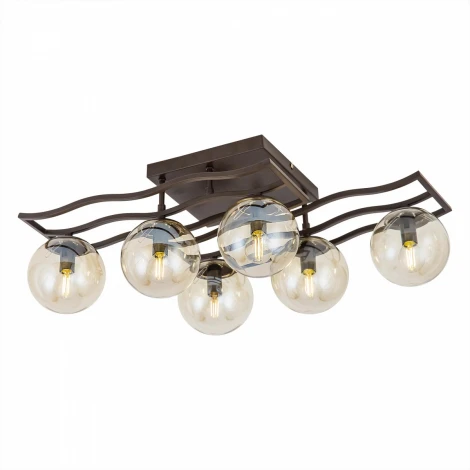 Потолочная люстра на штанге Citilux Бриз CL106265 (220V, шарики)