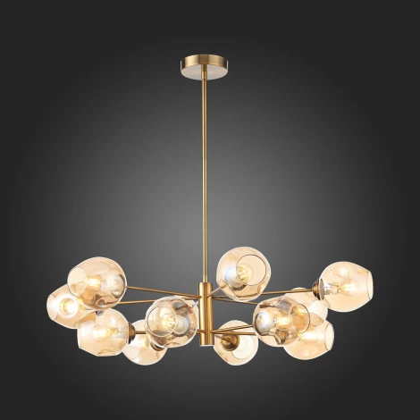 Потолочная люстра на штанге ST Luce Fovia SL1500.203.12 (220V, молекулы)