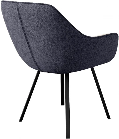 Стул DikLine 252 М поворотный, NS13 GRAPHITE, ножки черные арт.00-00073388