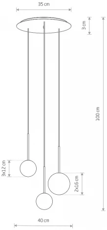 Подвесной светильник Nowodvorski Karo 10304 (220V, на проводе, шар)