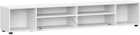 ТВ-тумба Woodville Валенсия белый текстурный 536239