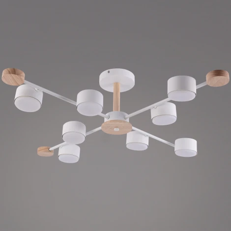 Потолочная люстра на штанге Reluce 03751-0.3-08 WT+WOOD GX53