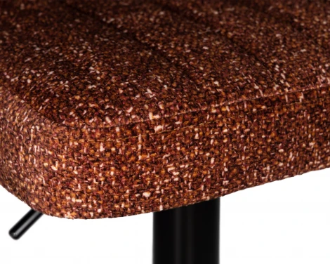 Набор 2 шт стул барный DOBRIN CHARLY BLACK (терракотовый твид (LEO56))