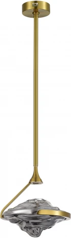 Подвесной светильник ST Luce Amara SL6115.303.01 Латунь/Дымчато-Серый LED 1*19W 3000K (220V)