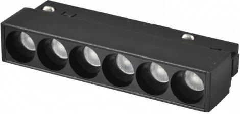 Трековый магнитный светильник 48V iLedex Vision48/22 4822-002-L120-6W-38DG-4000K-BK