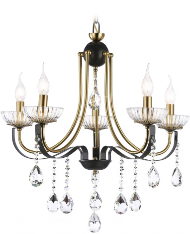 Подвесная люстра Ambrella TRADITIONAL TR4952 (220V, хрусталь, на цепи, свеча)