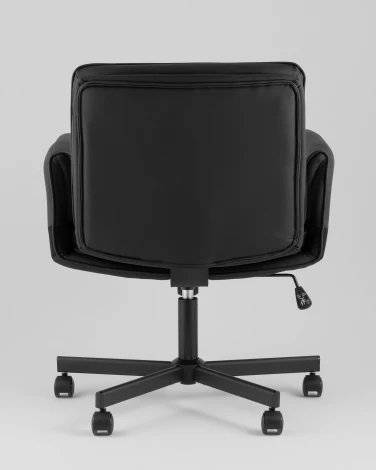 Кресло офисное TopChairs Foldo с откидными подлокотниками черное TopChairs УТ000042107