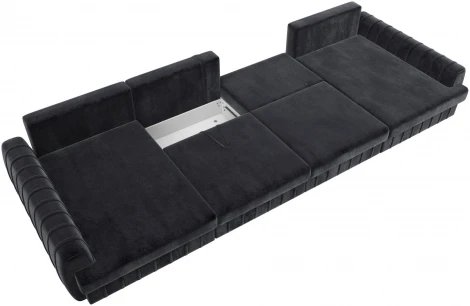 Диван П-образный Лига-057 НПБ Лонг Лига Диванов (Велюр) арт.129336