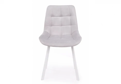 Стул на металлокаркасе Челси 360 П светло-серый (zd 960) / белый np 632452