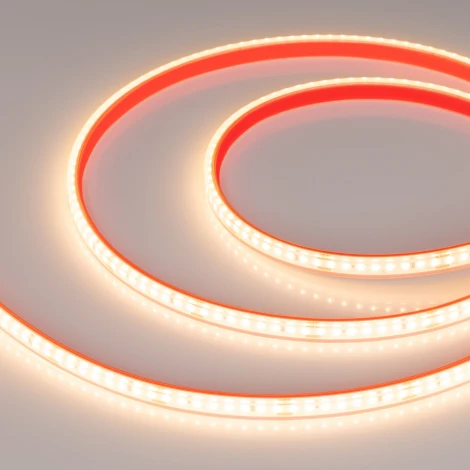 Светодиодная лента герметичная DOT-PFS-X160-10mm 24V Warm2700 (12 W/m, IP68, 5m) (Arlight, 5 лет) 051595