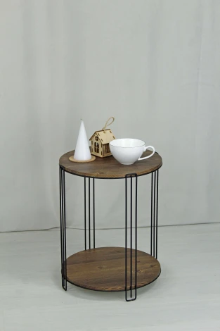 Столик кофейный Sheffilton SHT-CT33 черный муар/светлый орех от фабрики Sheffilton