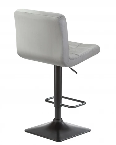 Набор 2 шт стул барный DOBRIN DOMINIC (серый велюр (MJ9-75))