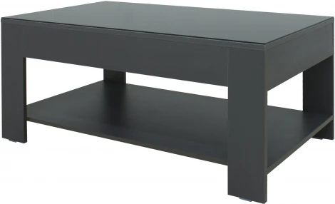 Стол журнальный BeautyStyle 26 графит темный U961/стекло черное от фабрики Mebelik