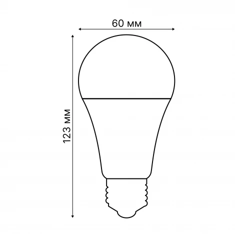 Умная лампа светодиодная Wi-Fi Bluetooth, диммируемая, матовая, 2700-6500K+RGB. Голосовое управление приложение UnielSmart Uniel LED-A60-12W/RGBW/E27/230V/WF/FR PLS80WH