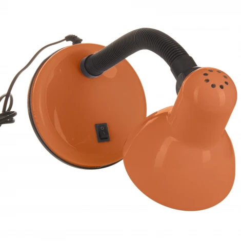 Интерьерная настольная лампа для школьника Uniel TLI-204 Orange. E27 (220V, выключатель)
