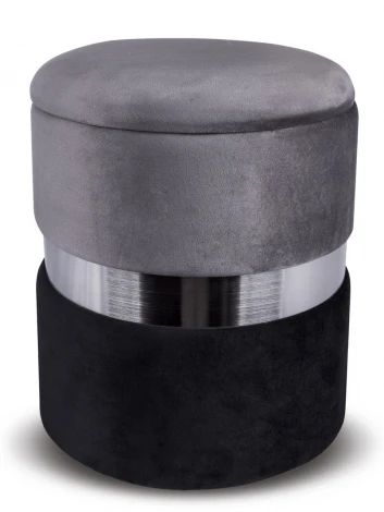 Комплект из 2 пуфиков серый MY iNTERNO New-York MY18A060GS(small+big)
