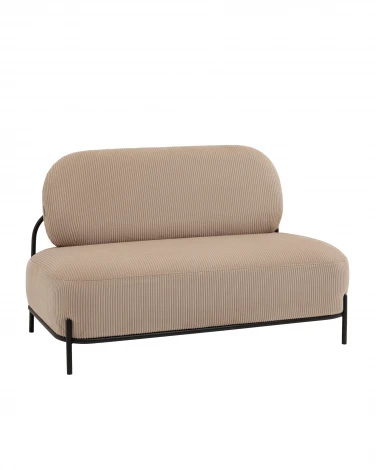 Диван Стоун велюр рельефный бежевый Stool Group арт.УТ000040009