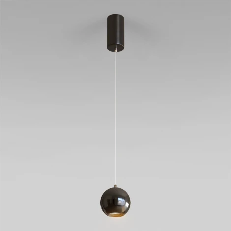 Подвесной светильник Elektrostandard Giro 50215/1 LED черный жемчуг (220V, на проводе, шар)