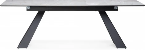 Стеклянный стол Стиг (Стиг 180(230)х90х77 carla larkin / черный) Woodville арт.588015