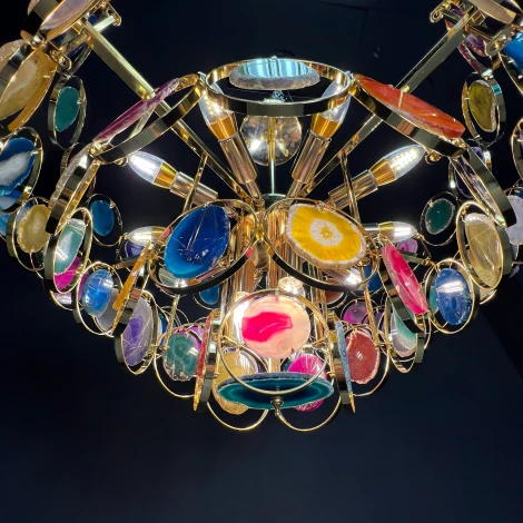 Люстра на штанге Agate 1D80 ImperiumLoft Agate01 (186182-26) (220V)