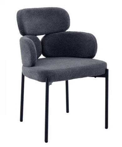 Стул DikLine 1311 т.к Серая UF925-12, опоры черные 00-00082494