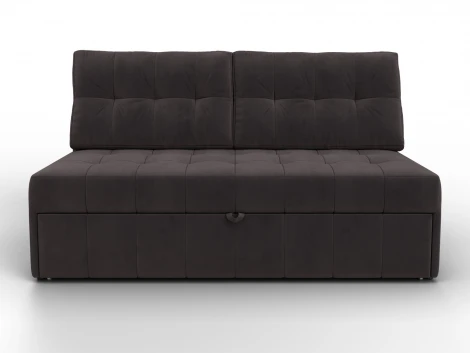 Диван прямой Лига-107 (140) (ЛДСП,Брус,Фанера,Велюр/Коричневый) Лига Диванов 134910