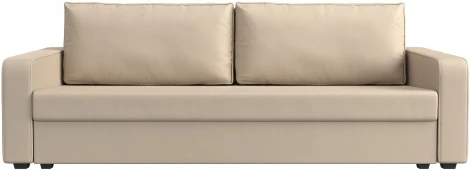 Диван прямой Лига-009 (Бежевый/Экокожа) Лига Диванов арт.118062