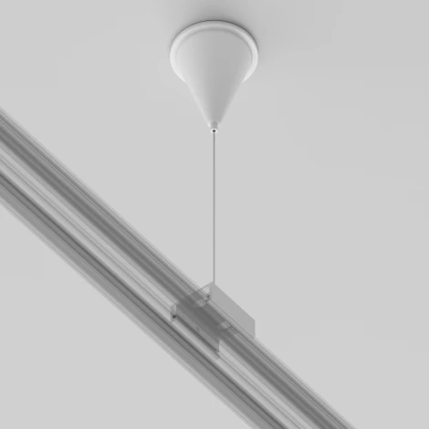 Подвес тросовый Trinity белый, 1шт (трехфазный) Maytoni Technical TRA005WS-31W (220V)
