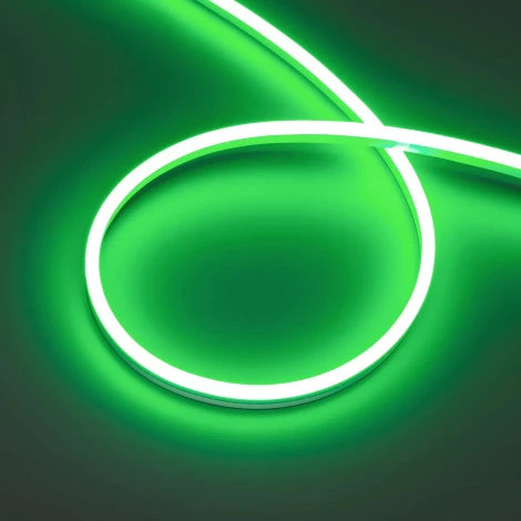 Светодиодная лента герметичная HALO-SIDE-A168-6x13mm 24V Green (10 W/m, IP67, 2835, 5m) (Arlight, Силикон) 061566