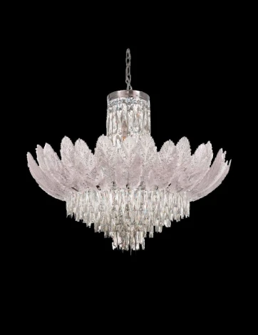 Подвесная люстра Fluorite Florens FL1055-26P (220V, хрусталь, на цепи)