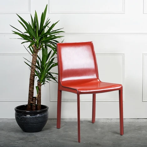 Стул Barrie, кожа ретро-красный Top Concept BARRIE 2000000000091