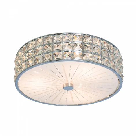 Потолочный светильник круглый Citilux Портал CL324131 (220V, хрусталь K9, звезды)