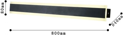 Уличный настенный встраиваемый светодиодный IP67 линейный светильник Favourite Sagitta 4044-1W